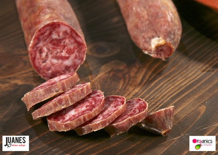 SALCHICHÓN DE BELLOTA 100% IBERICO PIEZA 200G APROX